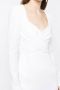 Rebecca Vallance Midi-jurk met gekruiste bandjes Wit - Thumbnail 5