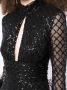Rebecca Vallance Midi-jurk met pailletten Zwart - Thumbnail 5