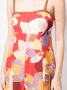 Rebecca Vallance Midi-jurk met patroon Rood - Thumbnail 5