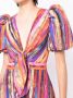 Rebecca Vallance Midi-jurk met pofmouwen Oranje - Thumbnail 5