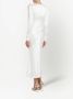 Rebecca Vallance Midi-jurk met pofmouwen Wit - Thumbnail 4