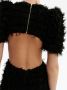 Rebecca Vallance Midi-jurk met pofmouwen Zwart - Thumbnail 5