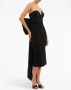 Rebecca Vallance Midi-jurk met strikdetail Zwart - Thumbnail 3