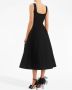Rebecca Vallance Midi-jurk met trekkoord Zwart - Thumbnail 4