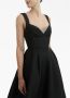 Rebecca Vallance Midi-jurk met trekkoord Zwart - Thumbnail 5