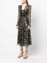 Rebecca Vallance Midi-jurk Zwart - Thumbnail 3