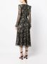 Rebecca Vallance Midi-jurk Zwart - Thumbnail 4