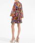 Rebecca Vallance Mini-jurk met lange mouwen Roze - Thumbnail 4