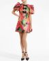 Rebecca Vallance Mini-jurk met metallic strik Roze - Thumbnail 2