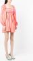 Rebecca Vallance Mini-jurk met pofmouwen Roze - Thumbnail 3