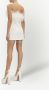 Rebecca Vallance Mini-jurk met veren afwerking Wit - Thumbnail 4