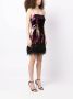 Rebecca Vallance Mini-jurk met veren Veelkleurig - Thumbnail 3