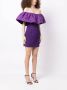 Rebecca Vallance Off-shoulder mini-jurk Paars - Thumbnail 3