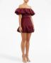 Rebecca Vallance Off-shoulder mini-jurk Rood - Thumbnail 3