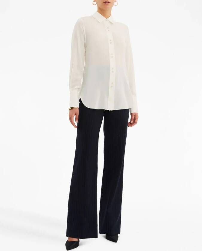 Rebecca Vallance Pascal zijden blouse Wit