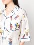 RED Valentino Zijden blouse Wit - Thumbnail 5