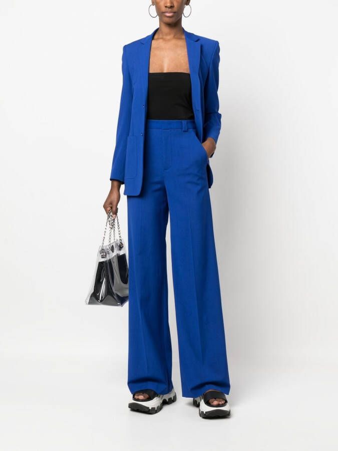 RED Valentino Blazer met enkele rij knopen Blauw