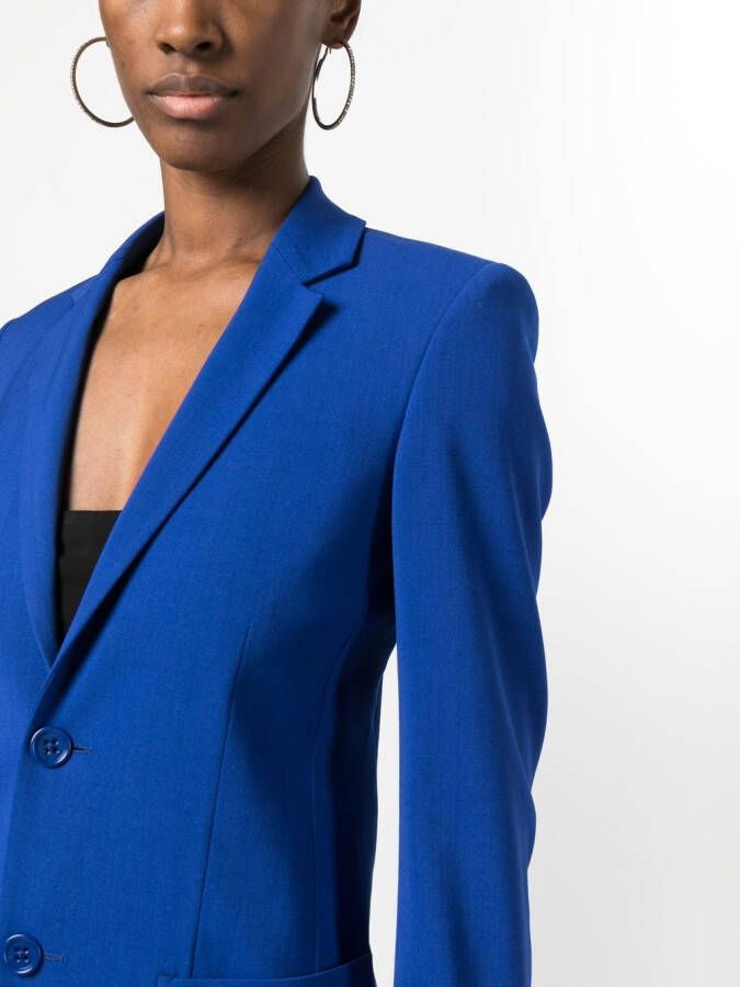 RED Valentino Blazer met enkele rij knopen Blauw