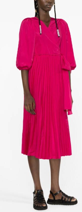 RED Valentino Jurk met strikdetail Roze