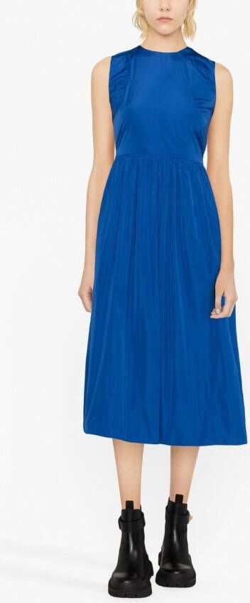 RED Valentino Midi-jurk verfraaid met strik Blauw