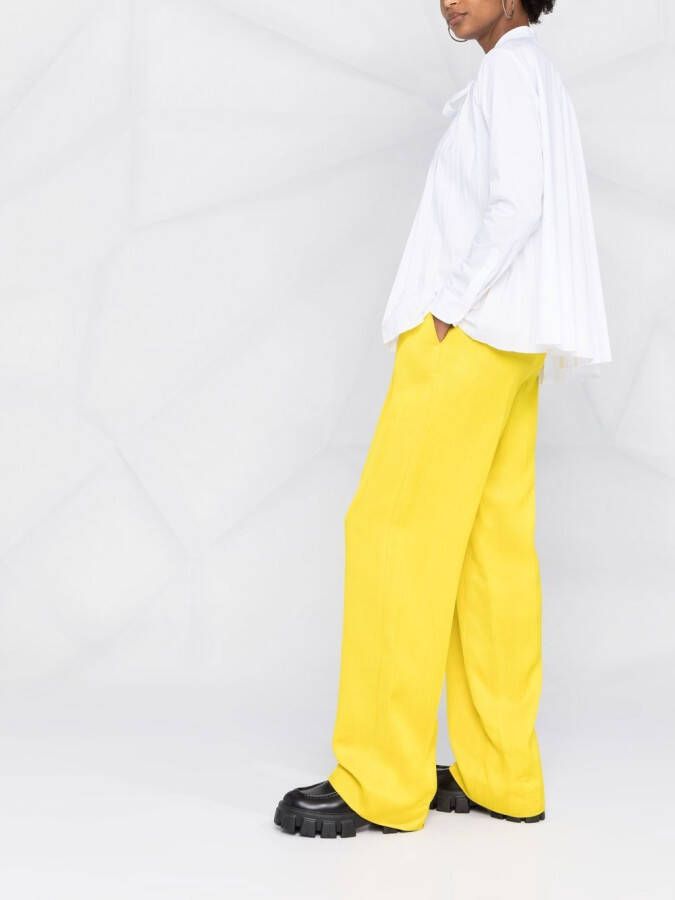 RED Valentino Geplooide blouse Wit