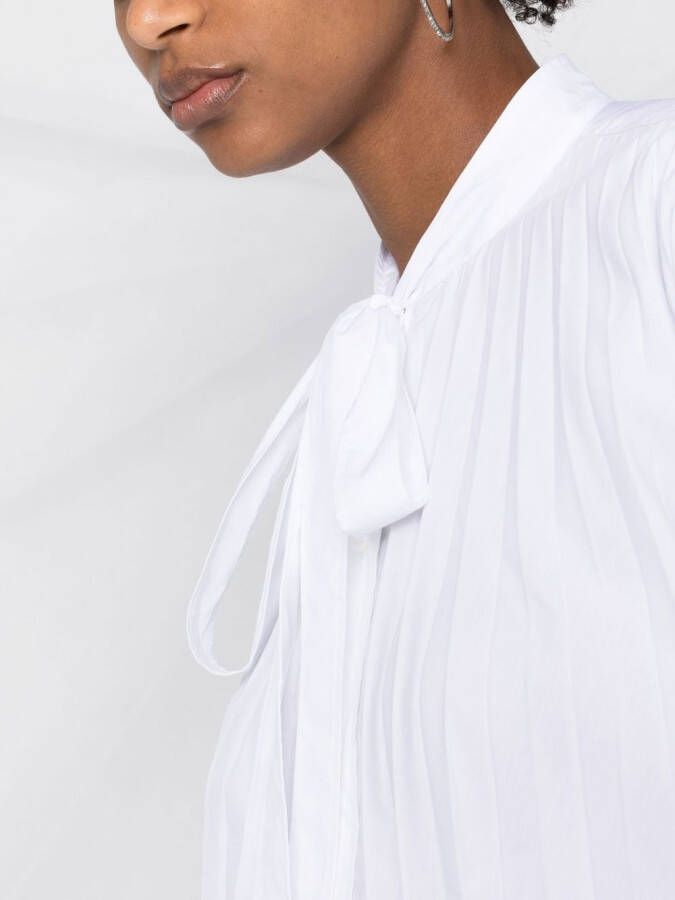 RED Valentino Geplooide blouse Wit