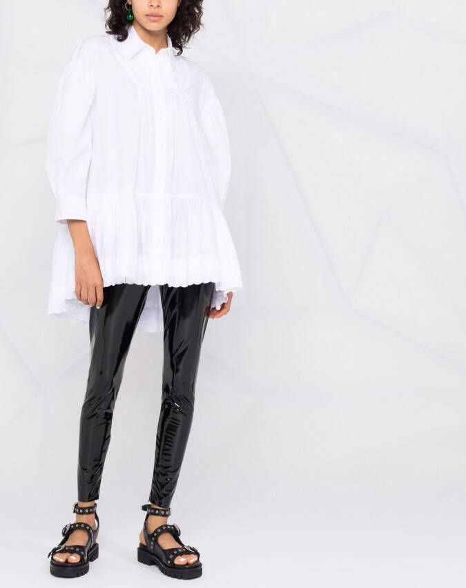 RED Valentino High waist broek Zwart