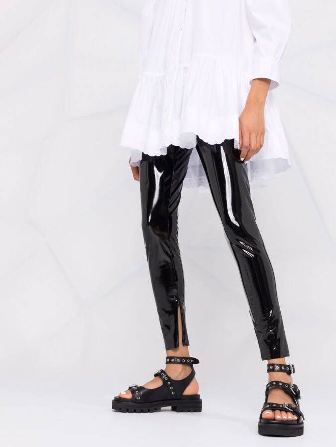 RED Valentino High waist broek Zwart