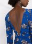 RED Valentino Midi-jurk met bloemenprint Blauw - Thumbnail 5