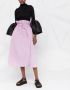 RED Valentino Midi-rok met paperbag taille Paars - Thumbnail 2