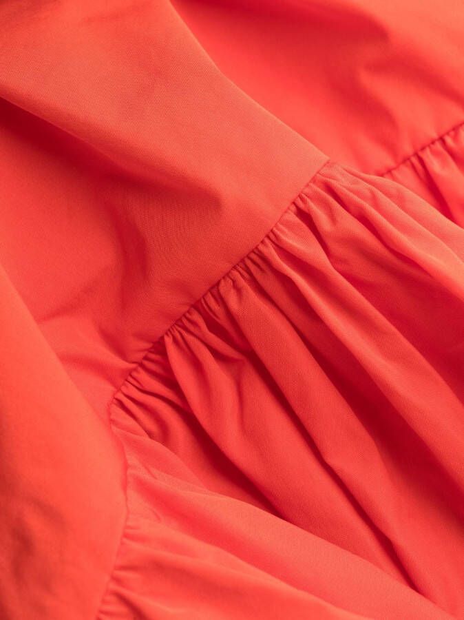 RED Valentino Mouwloze midi-jurk Oranje