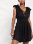 RED Valentino Mouwloze mini-jurk Zwart - Thumbnail 4