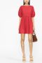 RED Valentino Geplooide mini-jurk Rood - Thumbnail 2