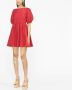 RED Valentino Geplooide mini-jurk Rood - Thumbnail 4