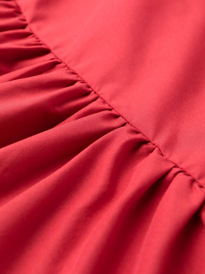 RED Valentino Geplooide mini-jurk Rood