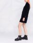 RED Valentino Ribfluwelen mini-jurk Blauw - Thumbnail 4