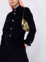 RED Valentino Ribfluwelen mini-jurk Blauw - Thumbnail 5