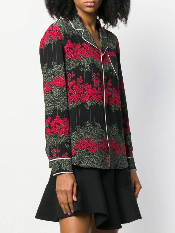 RED Valentino Shirt met print Zwart