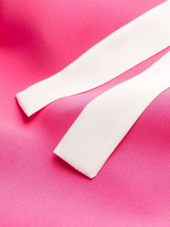 RED Valentino Jurk met gestrikte voorkant Roze