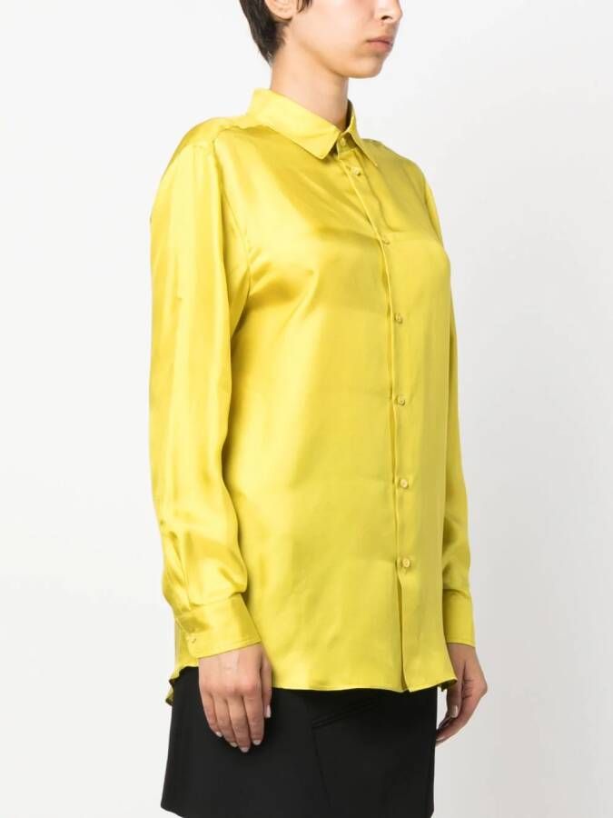 RED Valentino Zijden blouse Geel