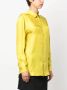 RED Valentino Zijden blouse Geel - Thumbnail 3