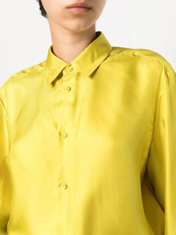 RED Valentino Zijden blouse Geel