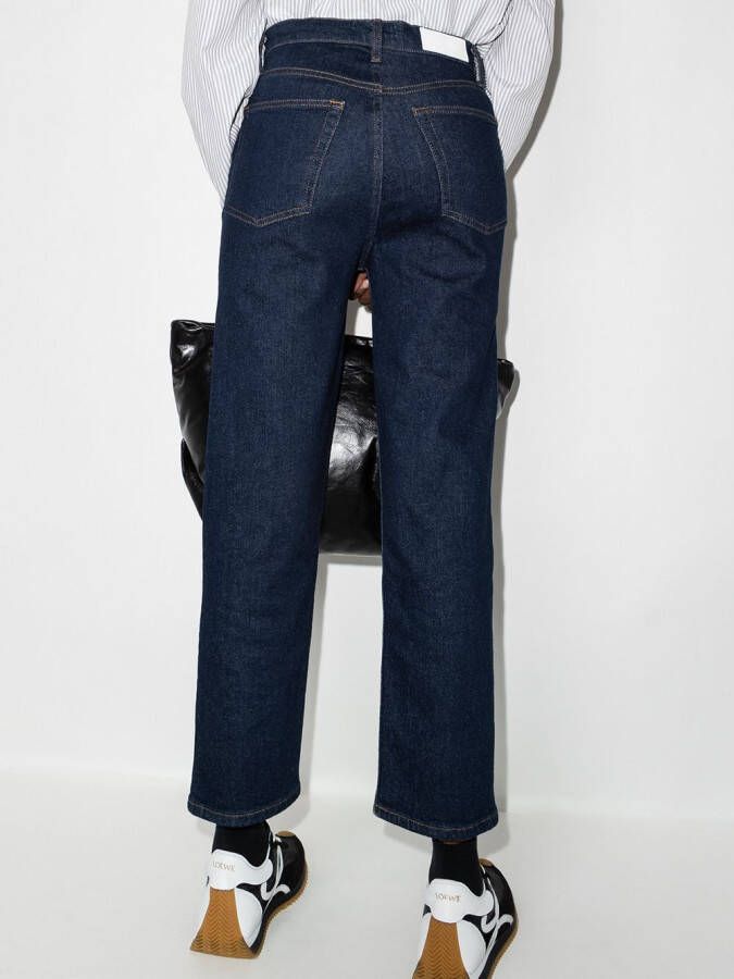 RE DONE 70s cropped jeans Blauw