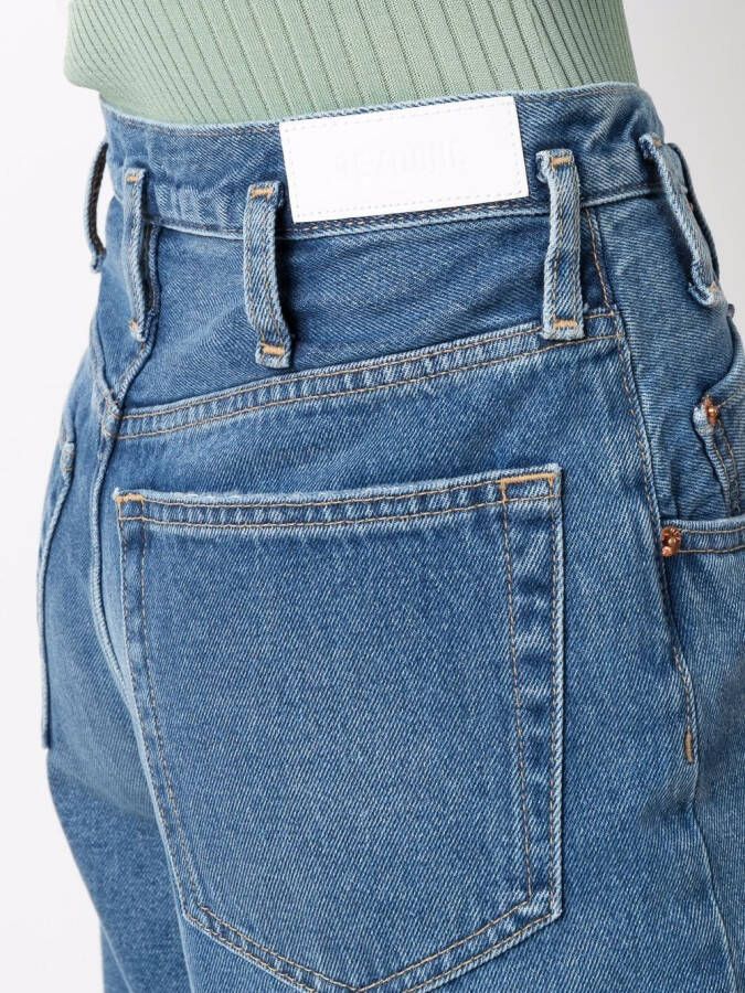 RE DONE 70s high waist jeans Blauw