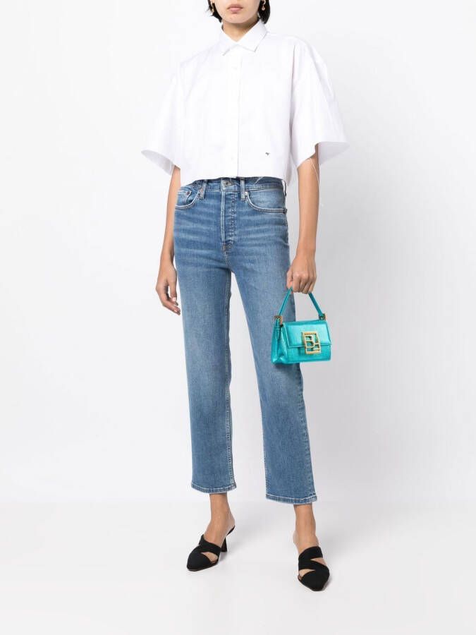 RE DONE 70s straight jeans Blauw
