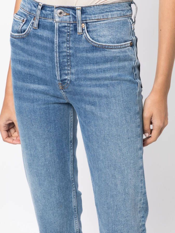 RE DONE 70s straight jeans Blauw
