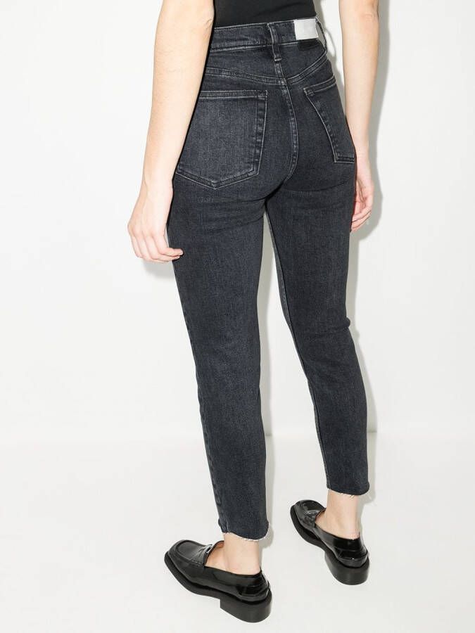 RE DONE 90s high waist jeans Zwart