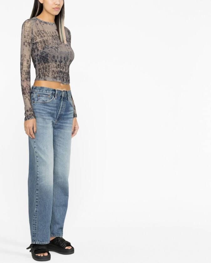 RE DONE Denim jeans Blauw