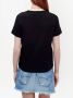 RE DONE T-shirt met korte mouwen Zwart - Thumbnail 4