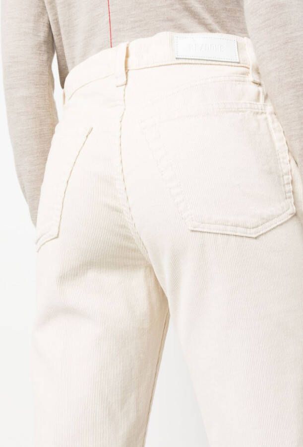 RE DONE Bootcut jeans Beige